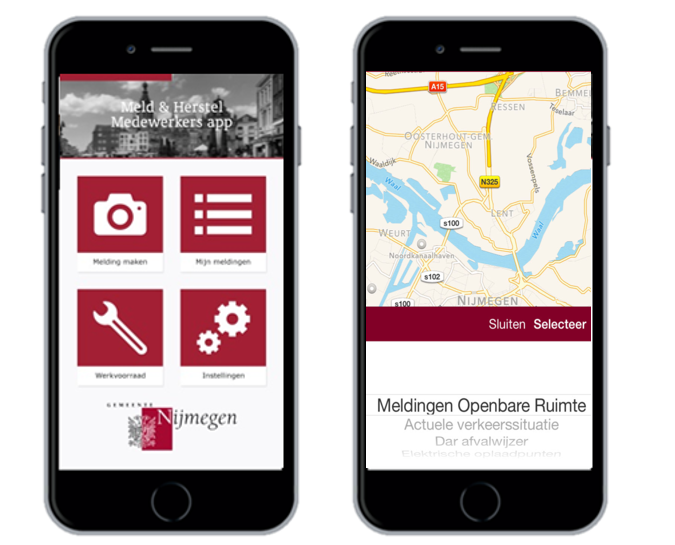 Bel & Herstel App gemeente Nijmegen